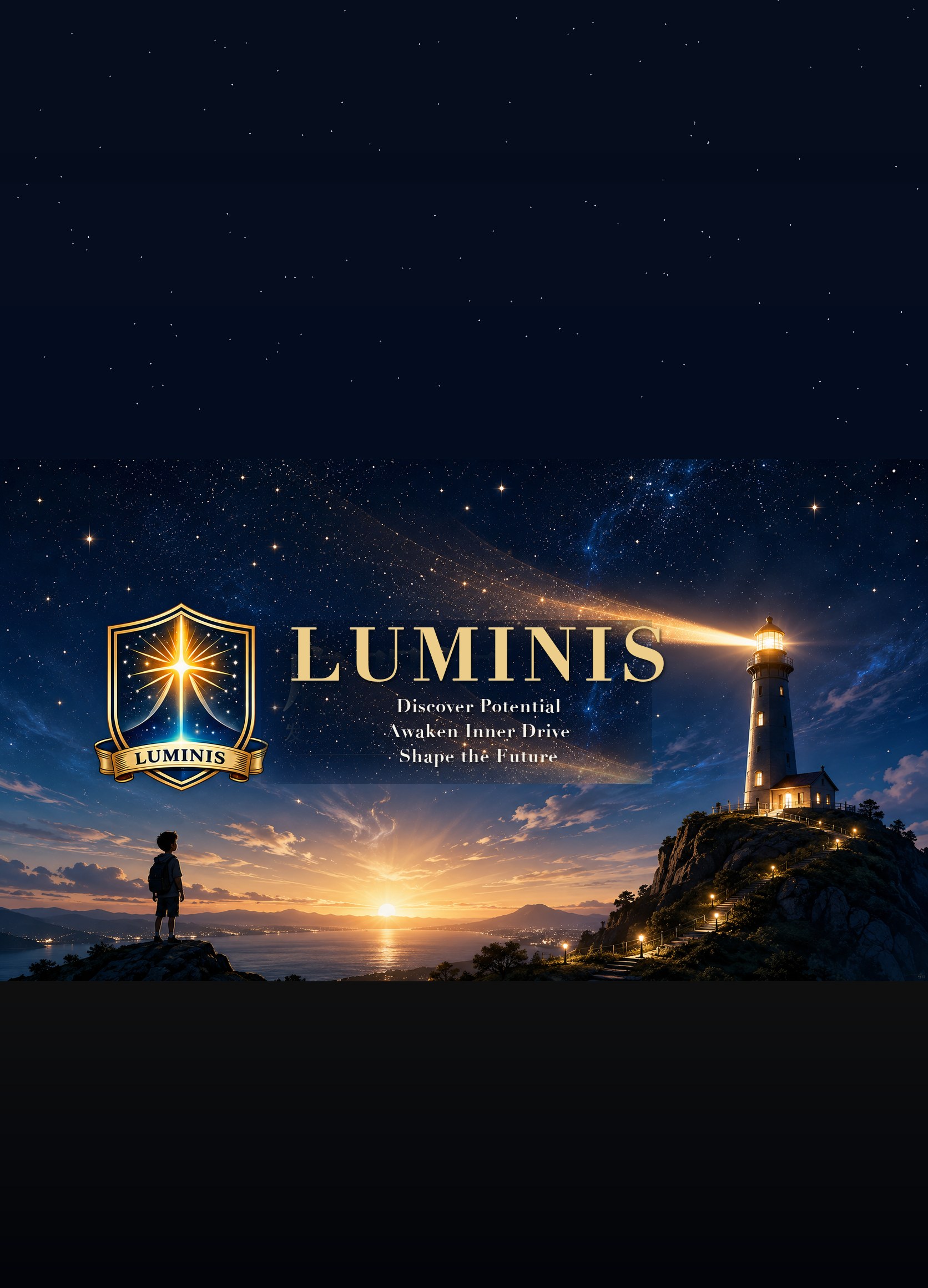 Luminis — Discover Potential · Awaken Inner Drive · Shape the Future